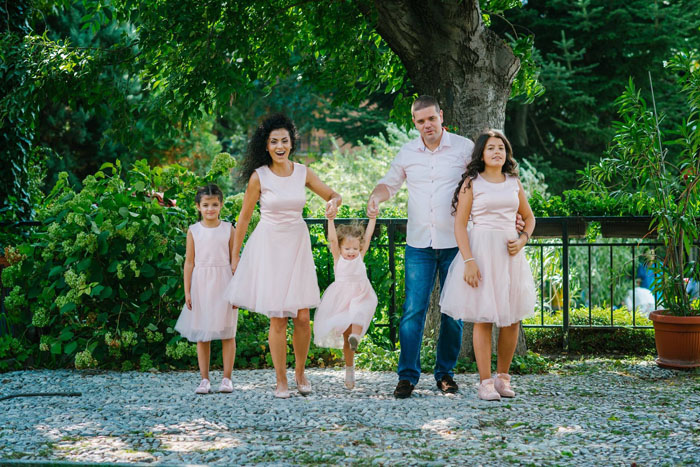 Veselin Stoilov with his family